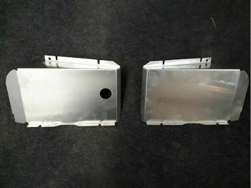 land rover defender rear tub light covers pair