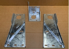 land roverseries 2/3 bulkhead steering box brackets galvanized 90577264 592984/5