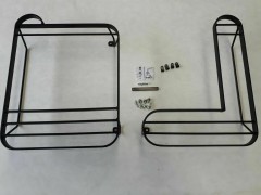 land rover defender rear hinged light guards-stc53157 zinc plated powder coated
